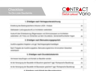 To-Do-Liste Baufamilie